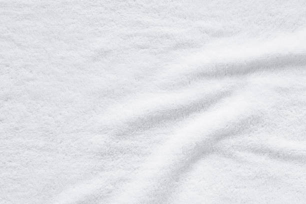 istock Texture of a white towel. View from directly above. 2148939525