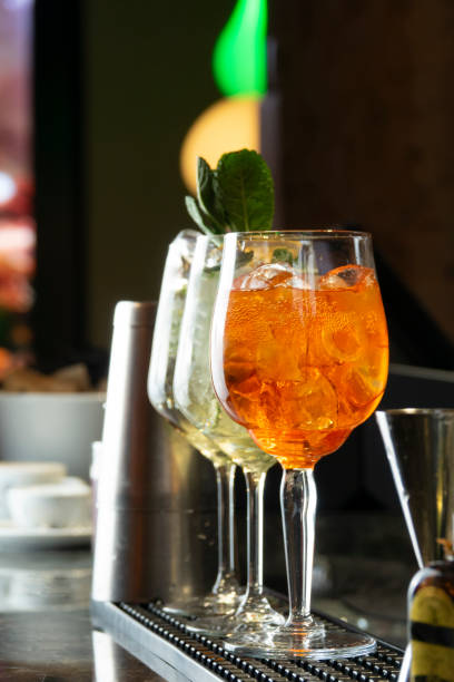 istock Spritz cocktail at the bar counter 2148948207