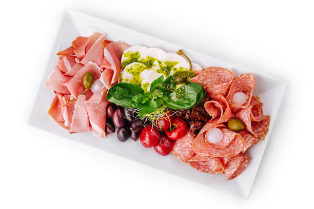 istock Assorted deli meats and cheeses platter 2148948912