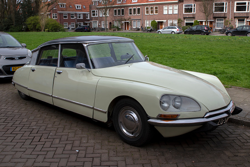 Citroen DS 20 Car At Amsterdam The Netherlands 29-3-2024