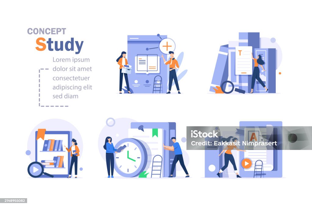 Abstract Digital Learning Image Elibrary Abstract Concept Digital Learning Online Database Stock ...