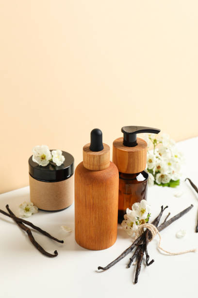 istock Concept of aromatherapy with aromatic vanilla extract 2148955678