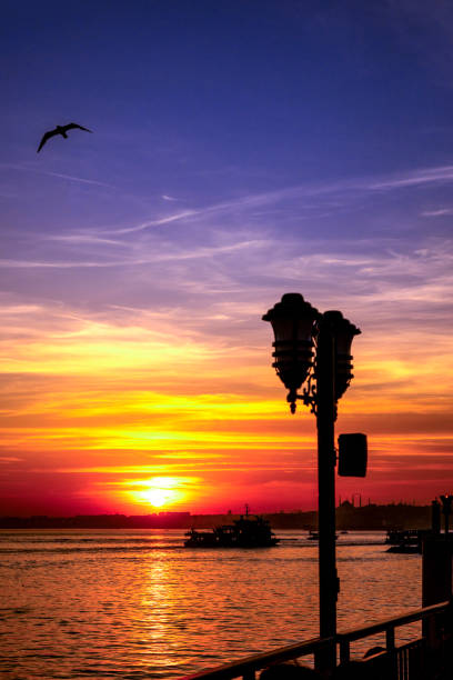 istock Bosphorus at sunset from Kadikoy Harbour, Istanbul, Turkey 2148956003
