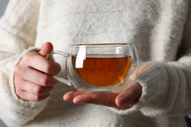 istock Hot drink for get warm - tea in cup 2148957164