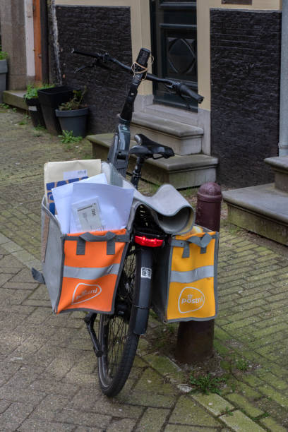 Post.nl Bicycle At Amsterdam The Netherlands 26-3-2024