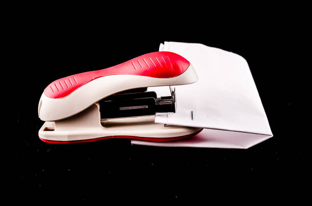 A stapler on a white background