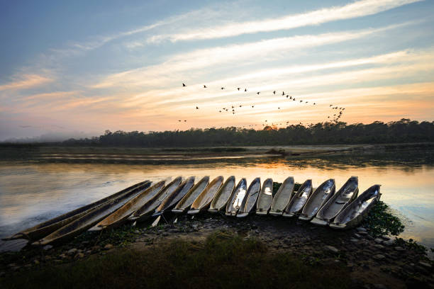 istock Canoeing in Chitwan, Nepal 2148960628