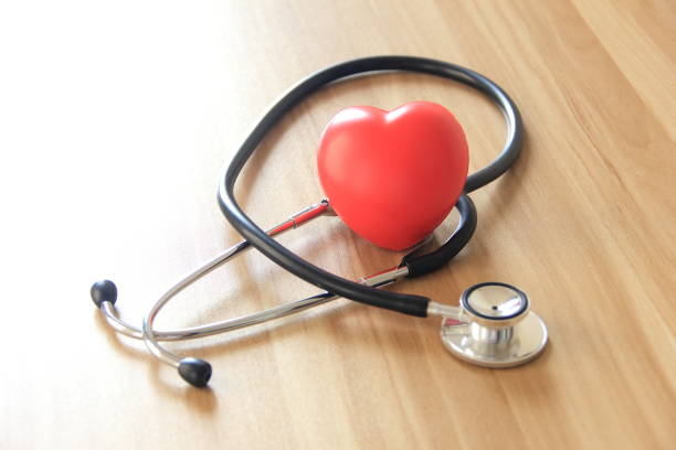 istock Medical stethoscope with red heart 2148960670