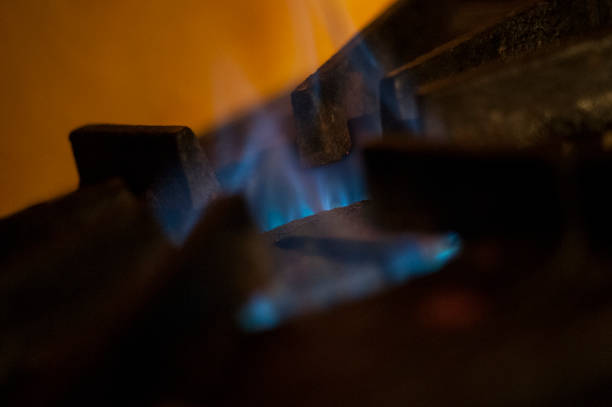 istock fire gas stove in the kitchen 2148966144