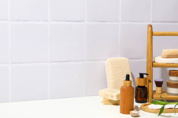 istock Self care concept, bamboo accessories for self care 2148966227