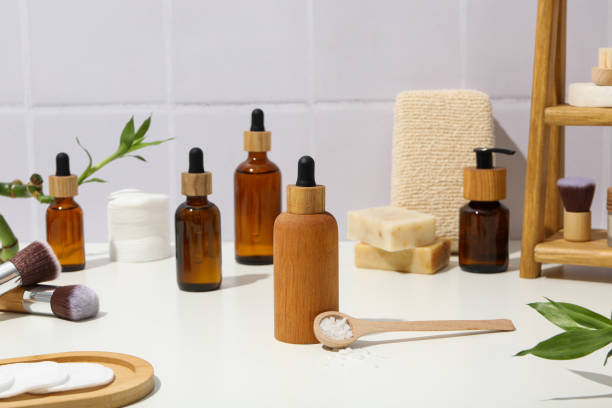 istock Self care concept, bamboo accessories for self care 2148966513
