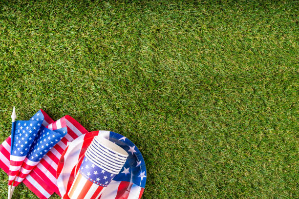 istock July 4, Independence Day traditional American picnic background 2148967800