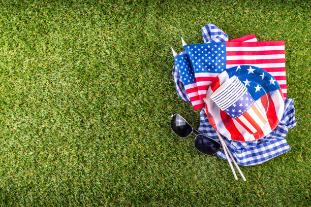 istock July 4, Independence Day traditional American picnic background 2148967806