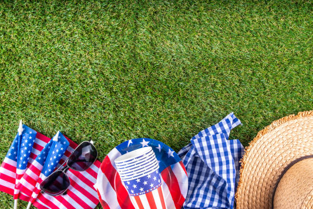 istock July 4, Independence Day traditional American picnic background 2148967820