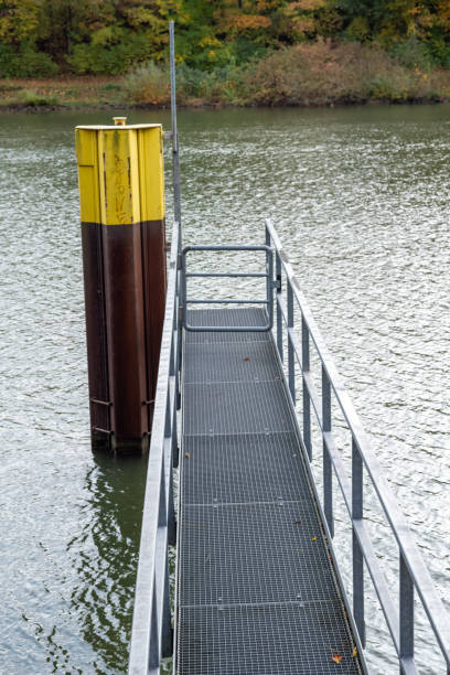 istock Ship mooring pile in the canal 2148969138