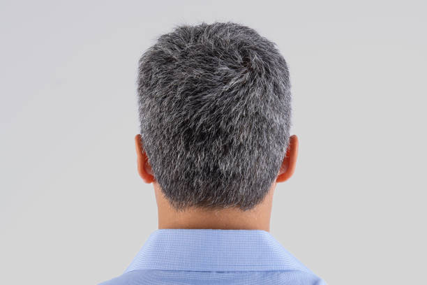 istock A man with a gray head and a blue shirt 2148971467