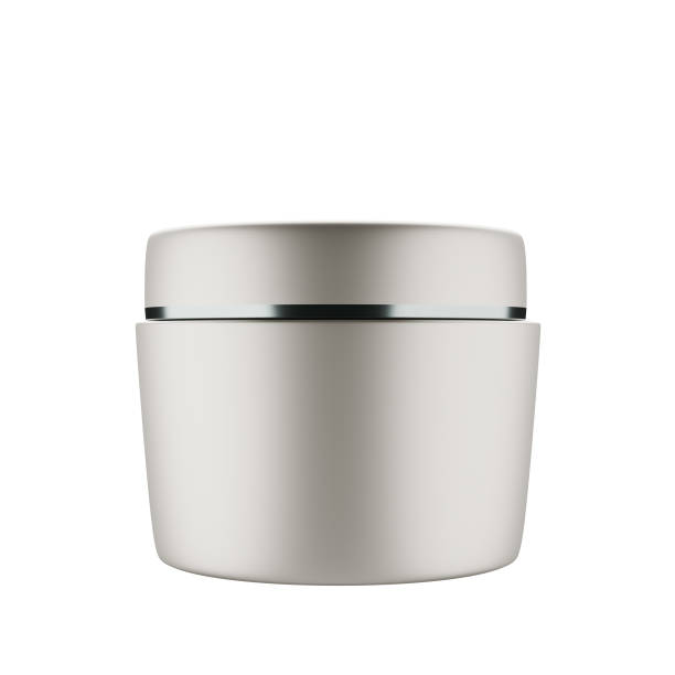 istock Creamy white facial cream jar 3D. 2148981070