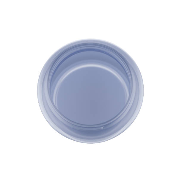 istock Creamy white facial cream jar 3D. 2148981564