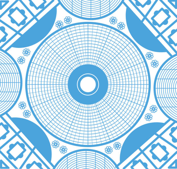 A freehand design of the Galleria Vittorio Emanuele II. View of the central dome from below. Milan, Italy. A freehand design of the Galleria Vittorio Emanuele II is Italy's oldest active shopping gallery and a major landmark of Milan, Italy. View of the central dome from below galleria vittorio emanuele ii stock illustrations