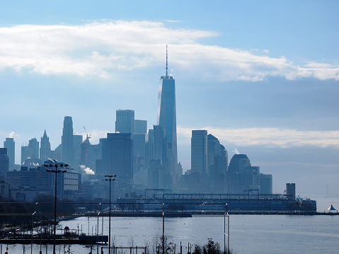 Image of Lower Manhattan as seen from Pier 54.