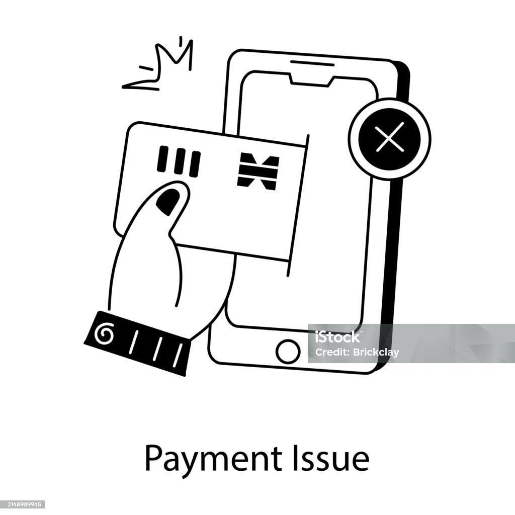 Payment Issue Image Payment Issue Stock Illustration - Download Image Now - Banking, Buying ...