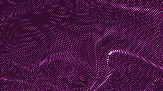 Abstract futuristic background. Big data visualization. Network connection. Data transfer. Vector illustration.