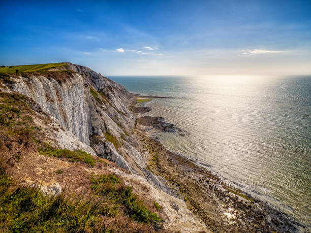 istock Landscape Beachy Head Cliffs - Cliff Overlooking Ocean on Sunny Day 2148992664