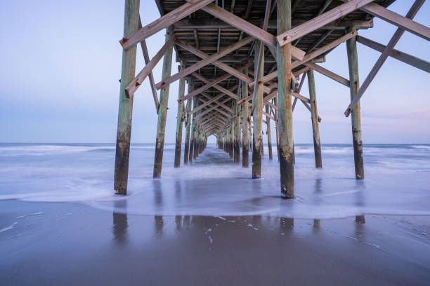 istock Underneath A Wooden Fishing Pier 2148992910