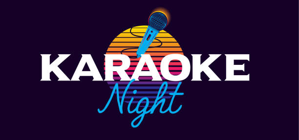 istock Karaoke Night sign advertisement design concept for restaurants and bars nightlife 2148993971
