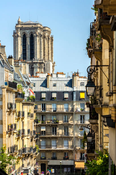 istock Old town Paris with Notre Dame 2148995586