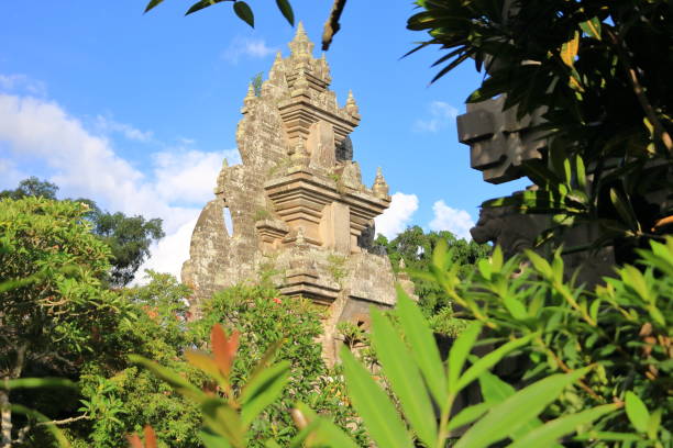 a temple building in Ubud. Bali. Indonesia
