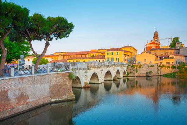 istock Bridge of Tiberius (Ponte di Tiberio) in Rimini 2149000138