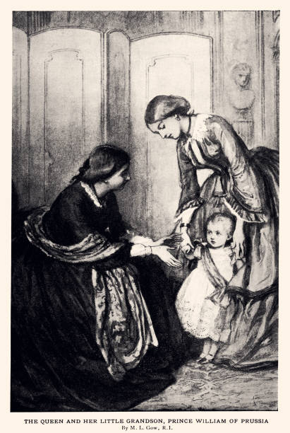 Vintage etching circa late 19th century. Digital restoration by pictore.