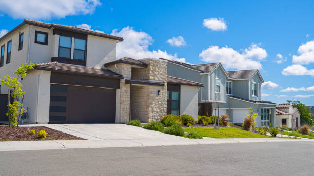 istock Single family homes in a row 2149000264