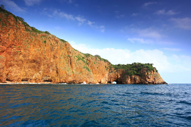 Scenic view of Koh Talu Island in Bang Saphan Noi Prachuap Khiri Khan Province, Thailand
