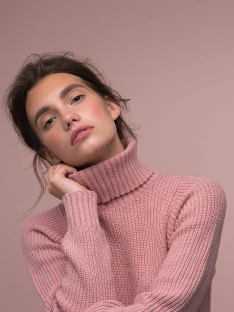 istock Beautiful girl wearing sweater 2149007352