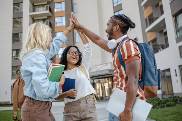 istock Successful students on the street 2149007850
