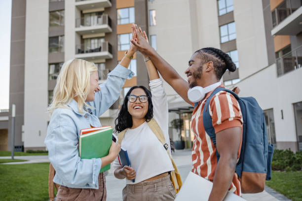 istock Successful students on the street 2149007851