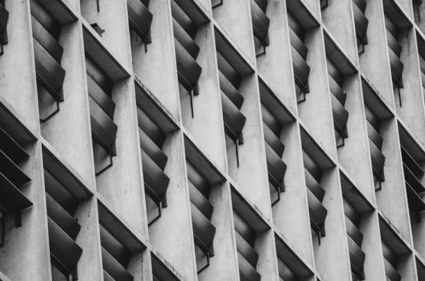 istock Abstract rectangle geometric patterns in building architecture. Caracas architecture 2149009954