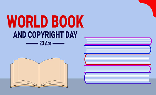 World Book and Copyright Day is celebrated on 23rd April every year to promote reading, publishing, and copyright. It is a day to celebrate the importance of books and to encourage people to enjoy the pleasures of reading. This day also aims to promote the protection of intellectual property through copyright laws.

The concept of an open book is often used to symbolize World Book and Copyright Day, representing the idea of sharing knowledge and information. This day serves as a reminder of the importance of respecting the rights of authors and creators, as well as the significance of literature and education in our society.

The vector illustration of an open book concept is a visual representation of the celebration of World Book and Copyright Day. It highlights the significance of books and the protection of intellectual property, conveying the message of promoting reading and respecting copyright laws.