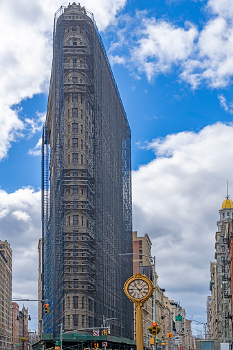 The Flat Iron building in Manhattan, New York.