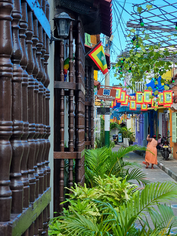 Colombia, Cartagena de Indias, October 17, 2023, scenes of daily life on the street