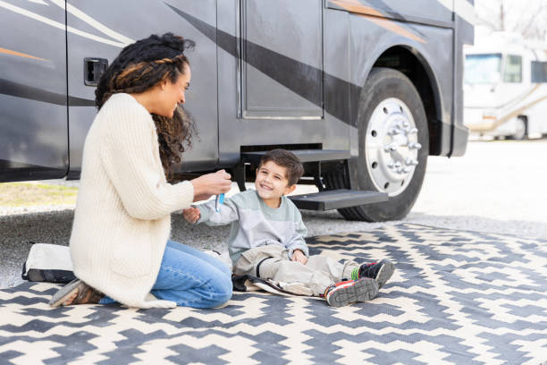 istock Mother and her young son enjoy a picnic outside together 2149017603