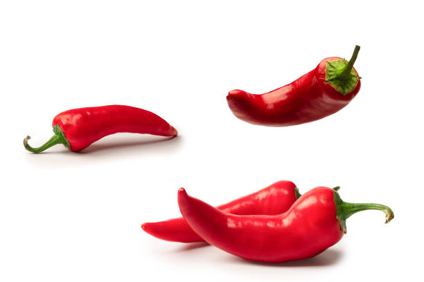 istock Red hot chili pepper isolated on a white background. 2149019558