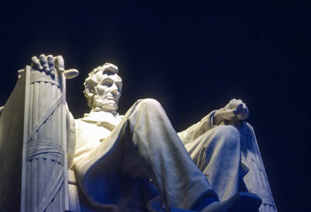 istock Washington DC - Lincoln Statue Close-up at Night - 1977 2149027923