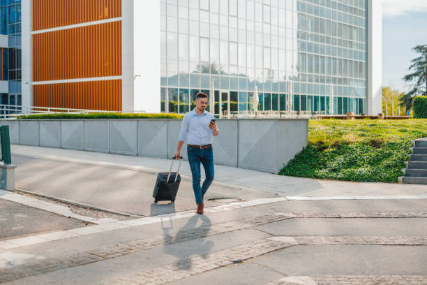 istock Suitcase and city life 2149028968