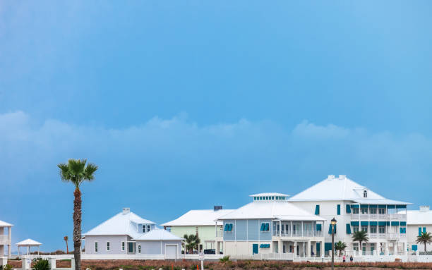 South Padre Island homes. Texas, USA