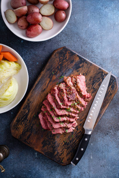 istock Corned beef traditional Irish recipe for Saint Patricks day 2149029541