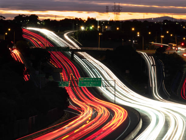 istock Heavy traffic on city freeway at dusk 2149031872