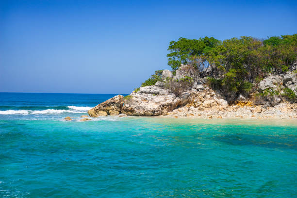 istock Labadee exotic tropical beach, Haiti, Caribbean Sea 2149033035